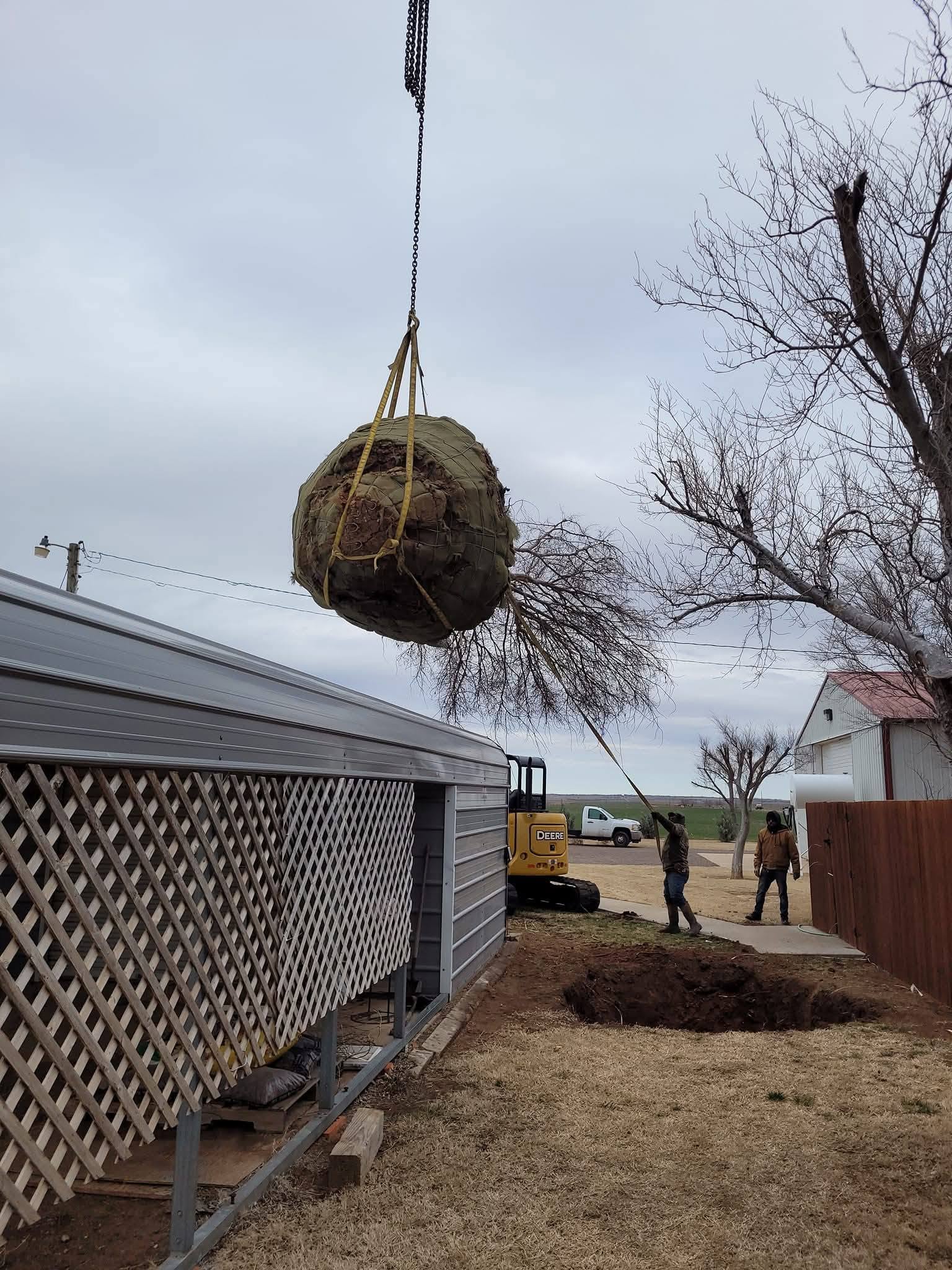 A and A Tree Service job-site cleanup